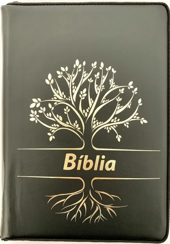 Portugiesisch, Bibel Almeida revidiert und korrigiert, Grossdruck, Reissverschluss, schwarz,...