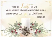 Postkartenbox Weihnachten „Frohe Weihnachtszeit“ - 12 verschiedene Postkarten in einer Box mit...