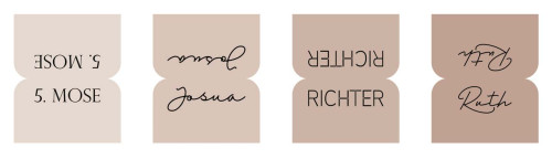 Bibel-Griffregister Cremefarben