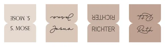 Bibel-Griffregister Cremefarben
