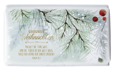Schokolade Weihnachten Machet die Tore weit - Psalm 24,7