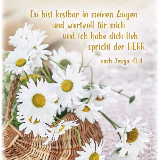 Doppelkarte Margerite - Geburtstag