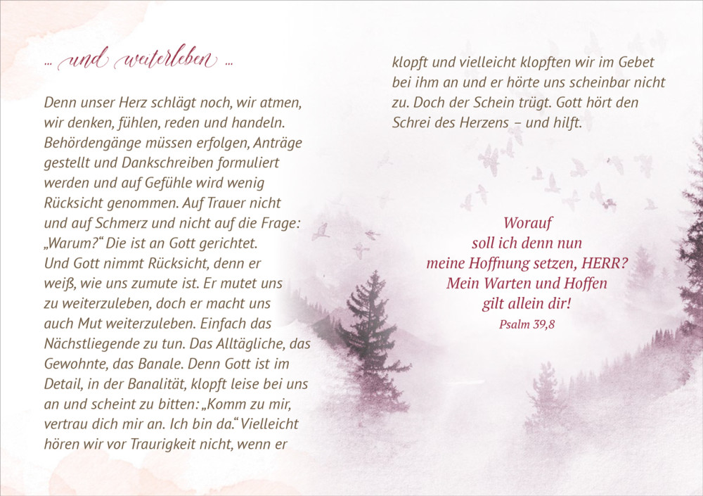 Grussheft Mit Hoffnung leben