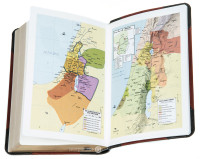 Schlachter Bibel 2000 - Taschenausgabe mit Parallelstellen Angabe - Zweifarbig Grau-braun - Goldrand