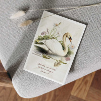 Postkarten Und alles, was ihr tut, das tut von Herzen - Höckerschwan