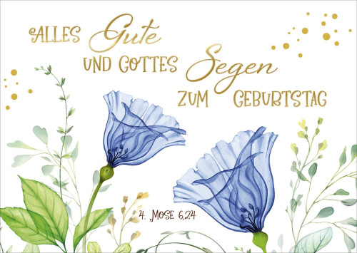 Postkarte Lovely Alles Gute