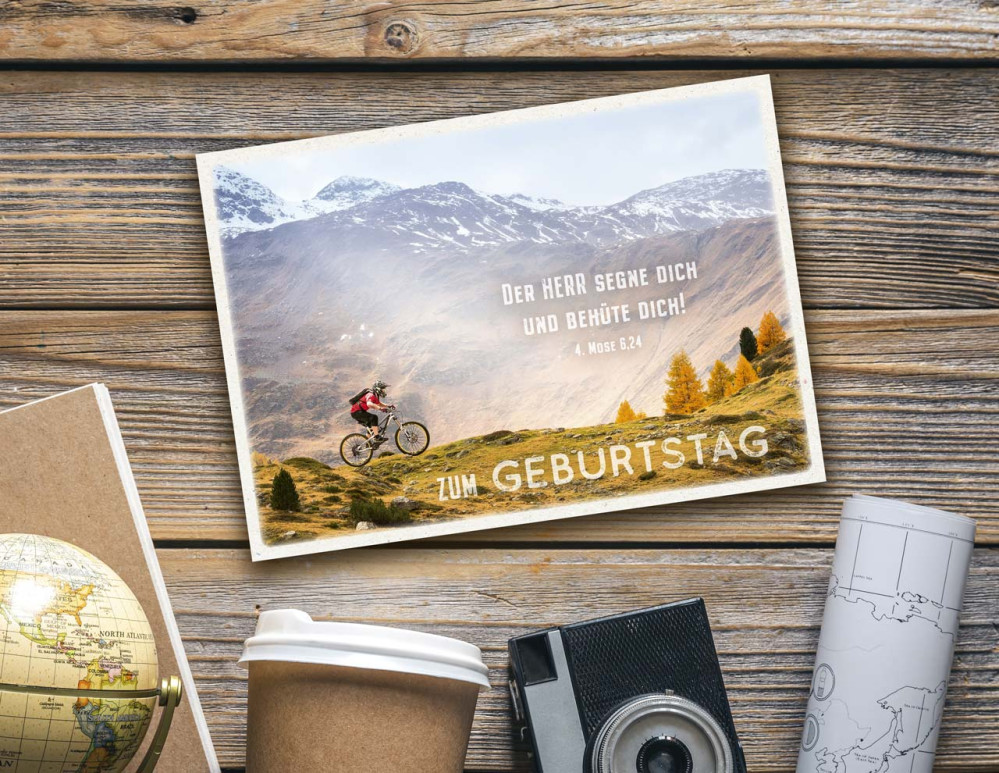 Postkarten Der HERR segne - Zum Geburstag