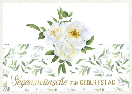Postkarten Segenswünsche zum Geburtstag