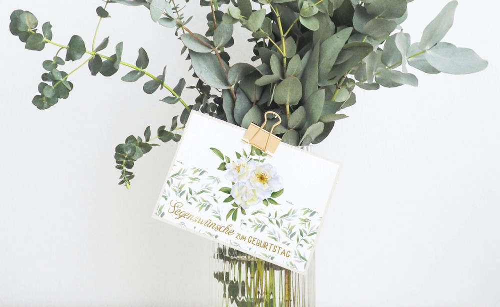 Postkarten Segenswünsche zum Geburtstag