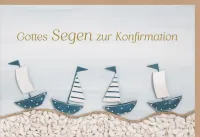 Doppelkarte Konfirmation Gotte Segen