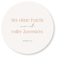 Wandschmuckbild Zuversicht - Ø 25 cm