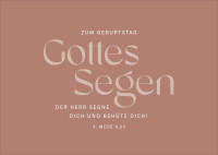 Postkarten alive Zum Geburtstag Gottes Segen