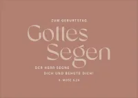 Postkarten alive Zum Geburtstag Gottes Segen