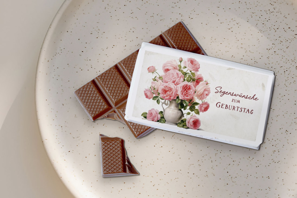 Schokolade Segenswünsche zum Geburtstag