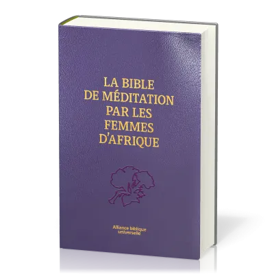 Bible NFC, Bible de méditation par les femmes d'Afrique - semi-rigide, similicuir violet, paroles...