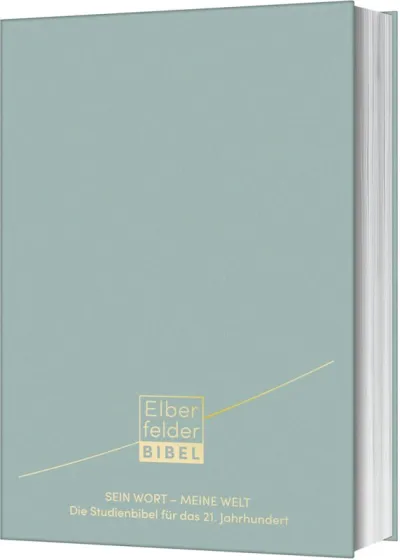 Elberfelder Studienbibel, Sein Wort - meine Welt - Leder blau