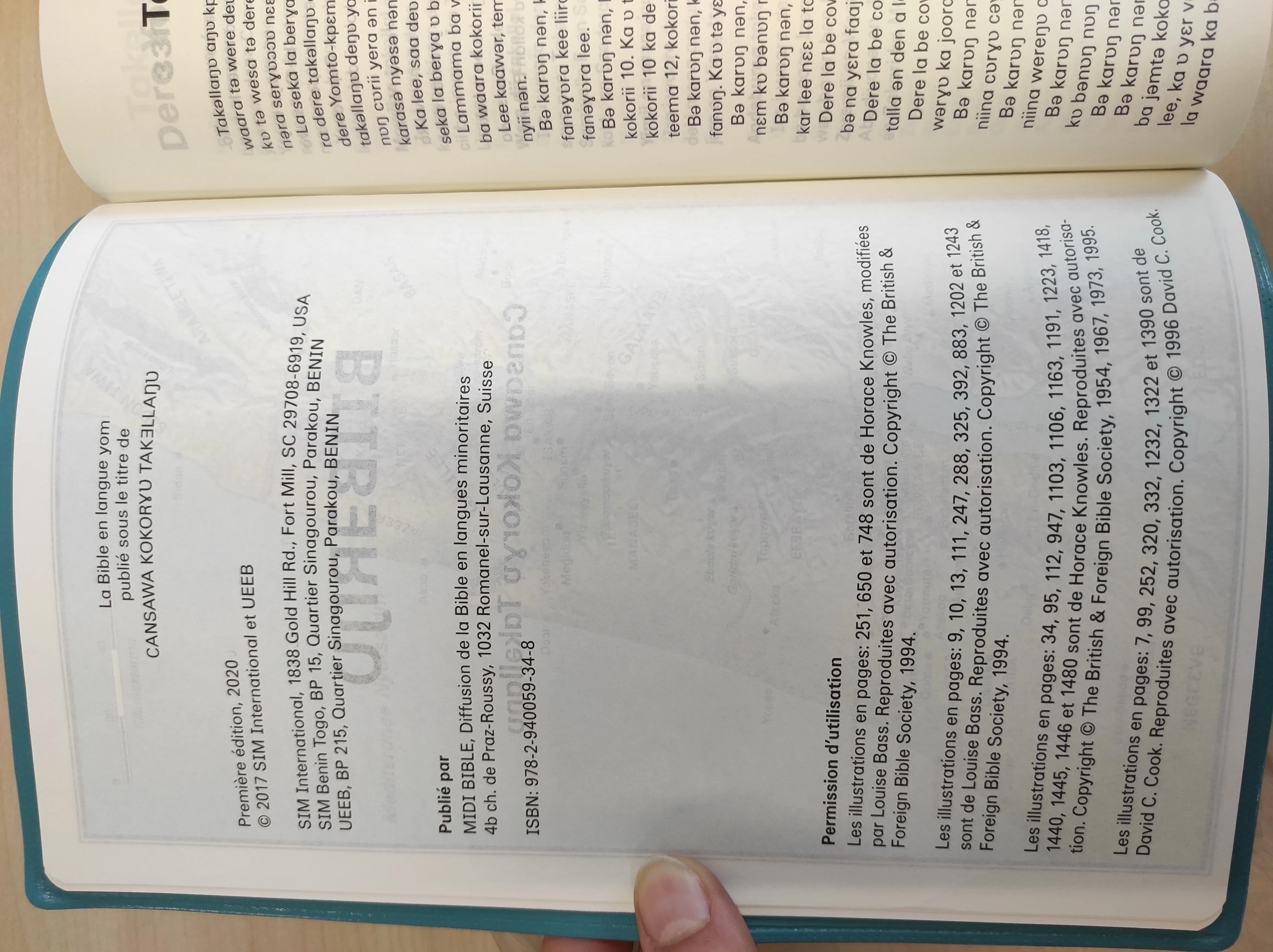 Bible en Yom (Bénin)