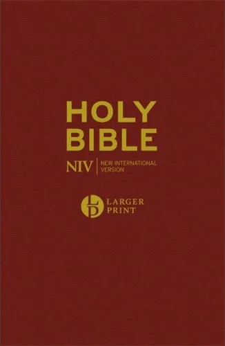 Englisch, Bibel New International Version, Grossdruck, bordeaux