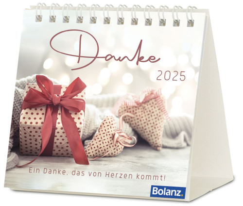 Kalender Danke - Ein Danke, das von Herzen kommt - Minikalender