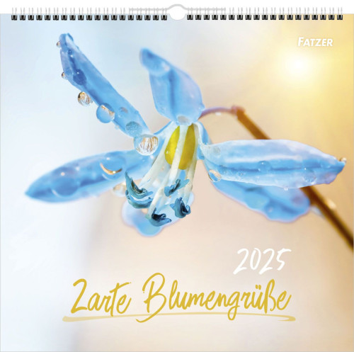 Zarte Blumengrüsse - Wandkalender