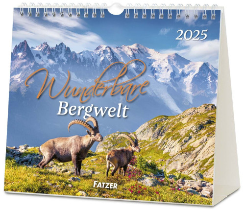 Wunderbare Bergwelt - Tischkalender