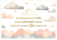 Postkarten von Liebe getragen