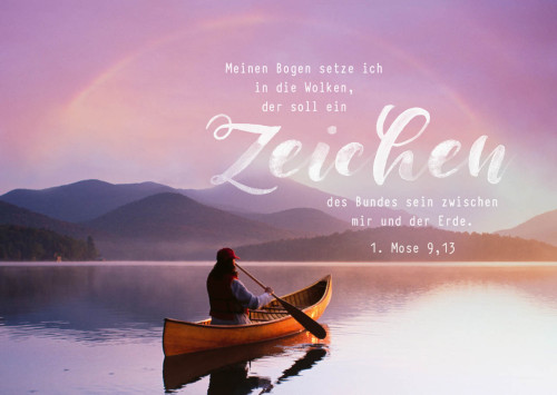 Postkarten Zeichen des Bundes - 1. Mose 9,13