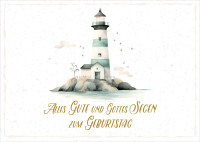 Postkarten Leuchtturm