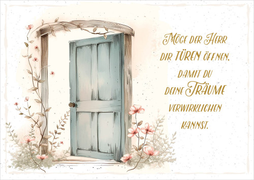 Postkarten Tür der Träumen
