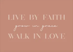 Postkarten Walk in Love