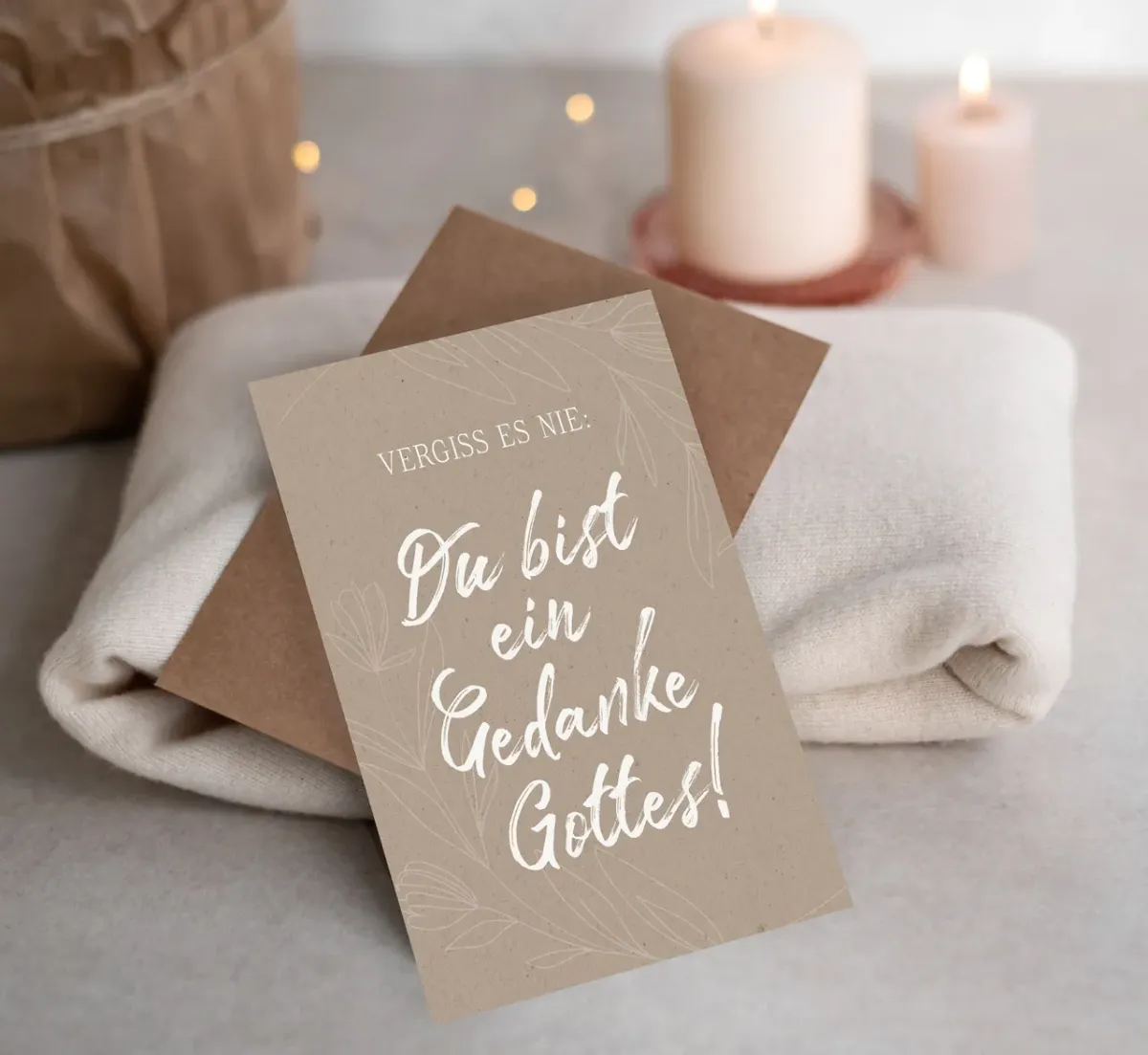 Faltkarte alive Vergiss es nie - Psalm 139:14-18
