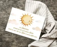Postkarten Sonne zum Geburtstag