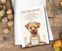 Postkarten niedlicher Hund - Psalm 118,24