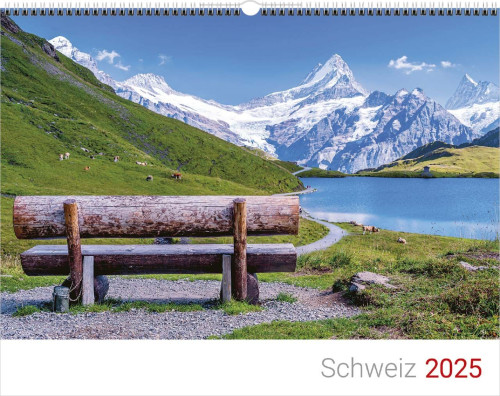 Schweizer Bildkalender - Englisch, Wandkalender