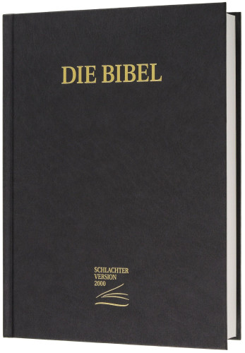 Bibel Schlachter 2000 - Grossdruckausgabe Fadenheftung