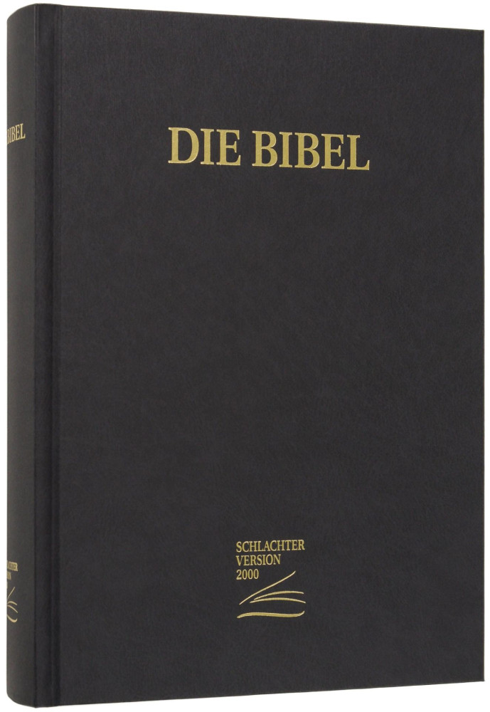 Bibel Schlachter 2000 - Grossdruckausgabe Fadenheftung