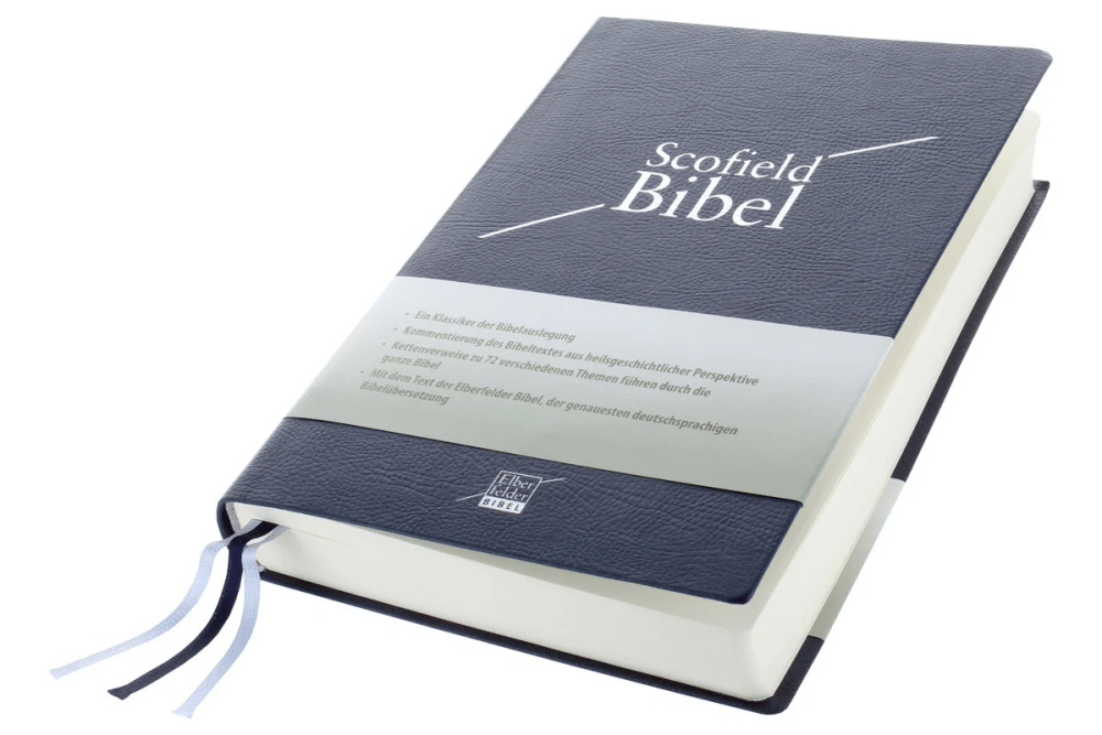 Scofield Bibel Elberfelder, Studienbibel - Kunstleder blau, einspaltig