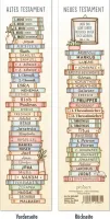 Bücher der Bibel Lesezeichen - 10 Exemplare