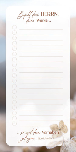 Küchen-Notizblock - Alltagshelfer - dein Block für To Do's
