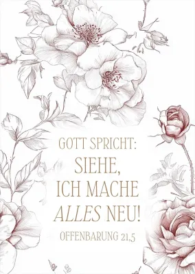 Poster A4 JL 2026 Motiv Rosen - Offenbarung 21,5