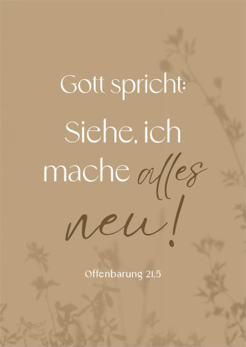Poster A2 JL 2026 Motiv Schattenspiel - Offenbarung 21,5