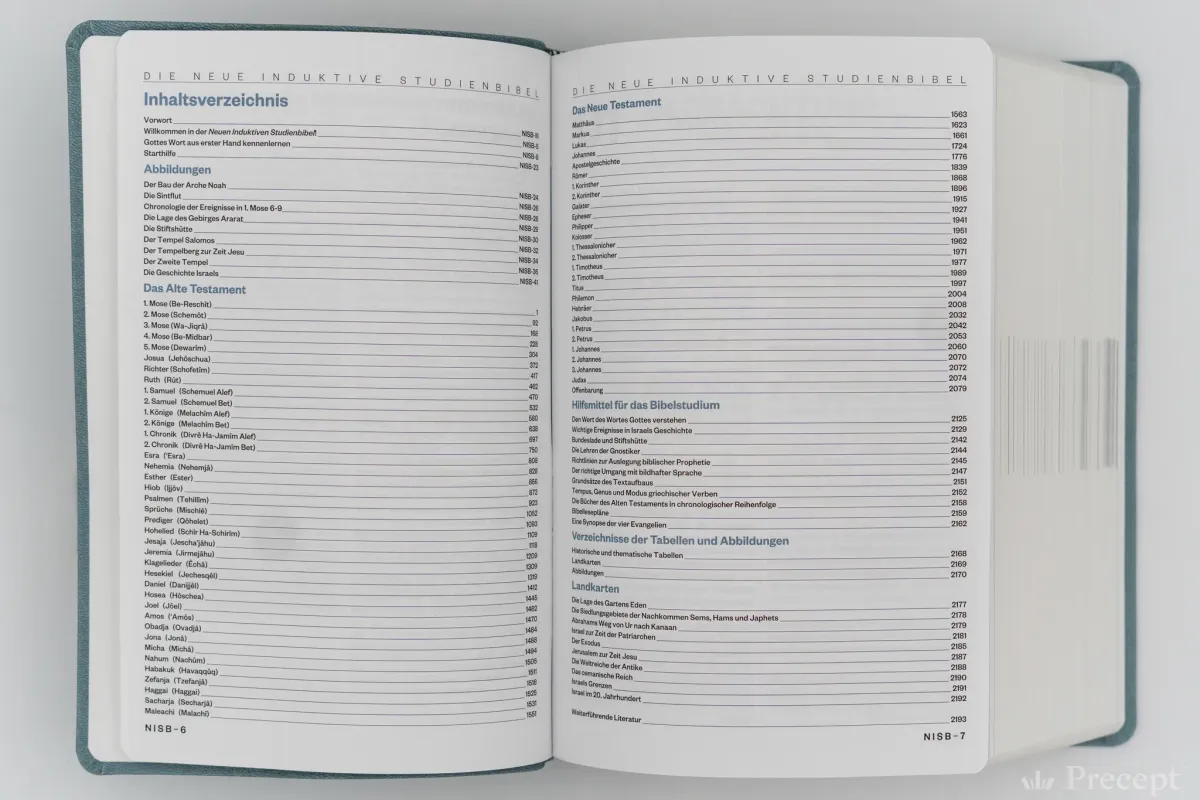 Schlachter 2000, Neue Induktive Studienbibel - 7. Auflage - Precept Ministries