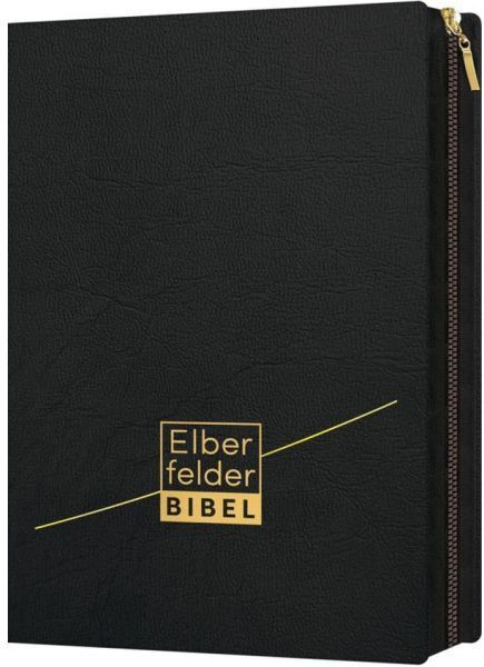 Elberfelder Bibel Taschenausgabe - Leder mit Reißverschluss