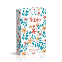 Bibel Segond 21, französisch (Premium Style) - gestepptes Hardcover aus Canvas mit Blumenmuster