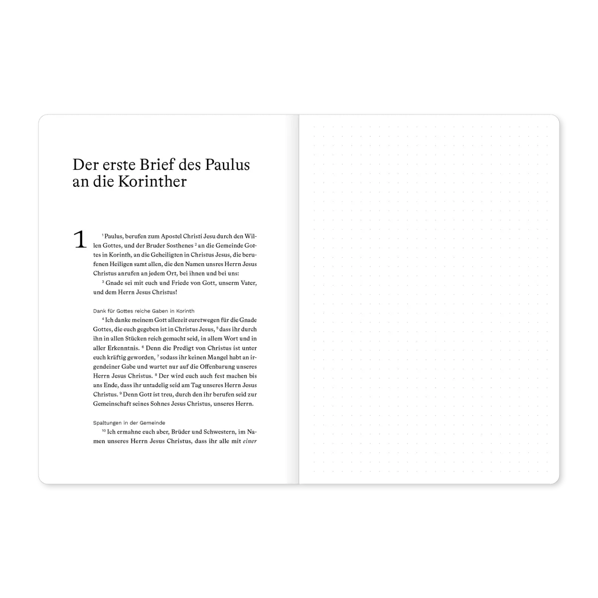 1. Korinther - Bibeljournal