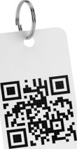 Schlüsselanhänger Qr-code Digital Bible App - QR-code führt zu vielen Bibeln ua in 80 Sprachen