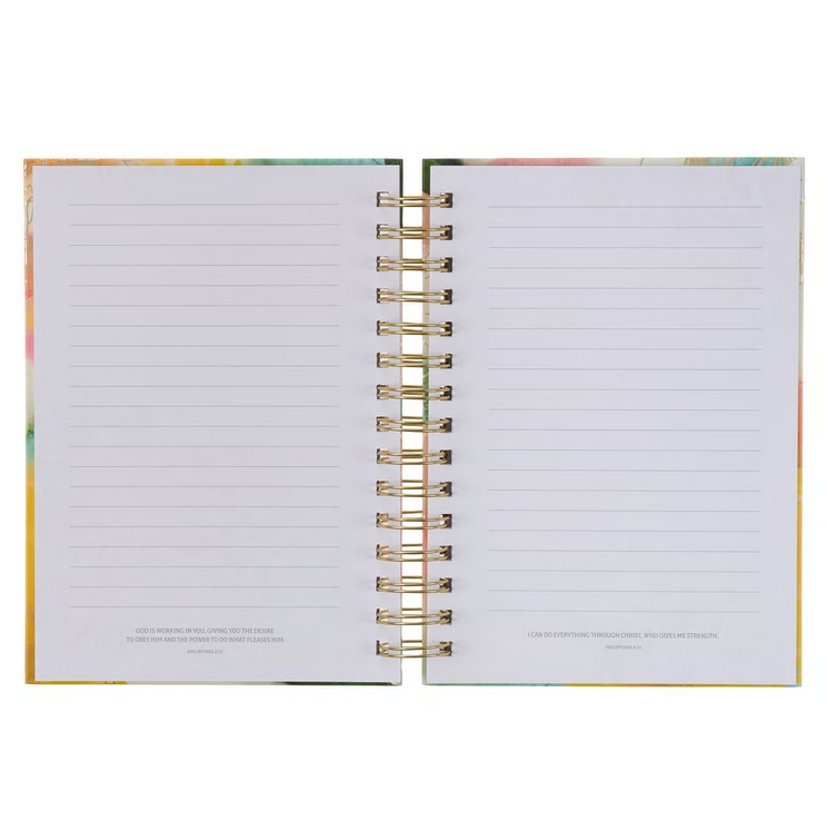 Notizbuch - Great is thy faithfulness / Gross ist deine Treue - mit Spiralbindung, pastell,...