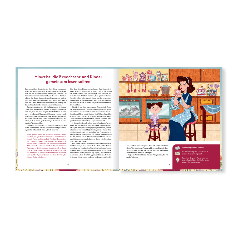 Ein wertvolles Geschenk - Kindgerecht über Gottes guten Plan für Sexualität reden (Wendebuch mit...