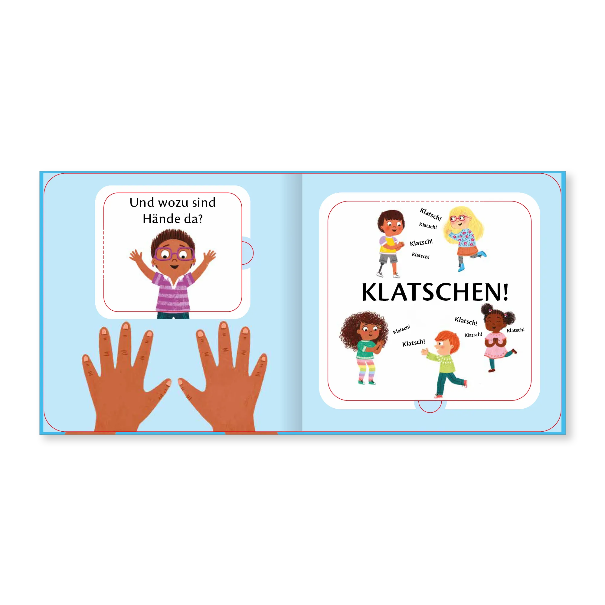 Wozu sind meine Hände da? - Pappbilderbuch mit vielen Klappen für Kinder ab 1 Jahr (Kinderherz...