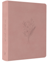 NeÜ bibel.heute Liebezurbibel (Schreibrandbibel FLORA) - Flexibler Kunstledereinband - rosa mit...
